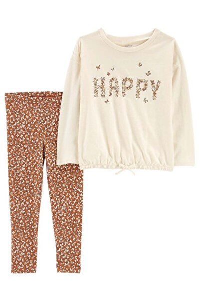 Carter's Carters Kız Çocuk Kelebek Desenli 2'li Takım