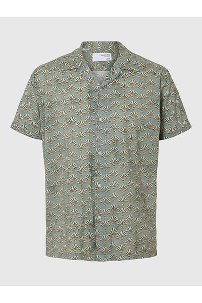 Selected Homme Hemd Cuban Collar
