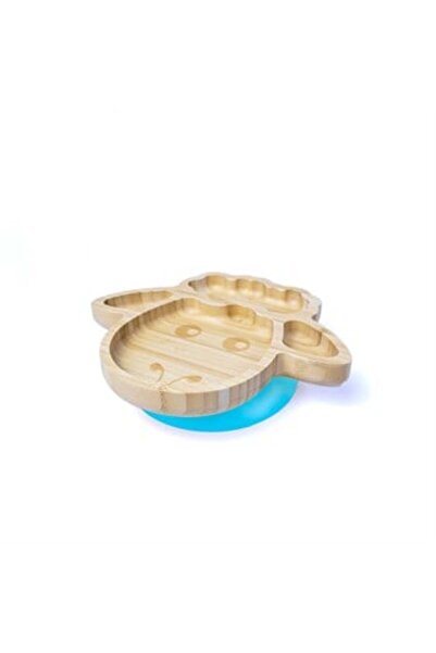 Jellyboon Bambu Kuzu Mavi Vakumlu Tabak