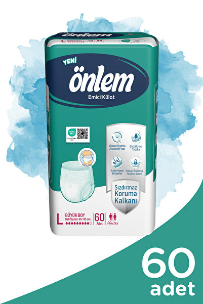 ÖNLEM Emici Külot Yetişkin Hasta Bezi Large Büyük Boy 30'lu / 2 Adet