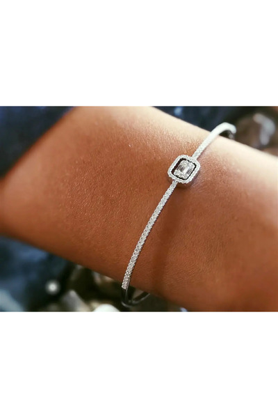 Safir Kuyumculuk Baget Taşlı Pırlanta Bileklik