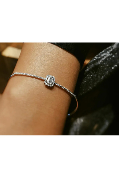 Safir Kuyumculuk Baget Taşlı Pırlanta Bileklik