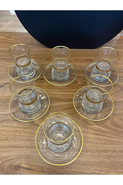 P&ORA PREMIUM KITCHEN PRODUCTS P&Ora Gilded Lace 6-Seater Tea Set