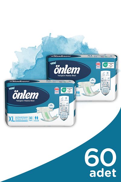 ÖNLEM Size XL Patient Diapers - 30 Pieces, 2 Pieces