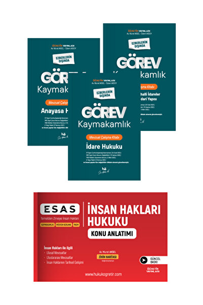 hukuk öğretir 2026 Kaymakamlık Sınavı Görev Kaymkamlık Mevzuat Çalışma Kitabı...