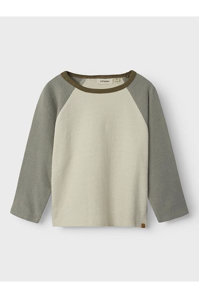Lil' Atelier Oberteil mit langen Ärmeln Bio-Baumwoll