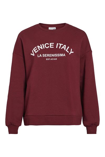 VILA Sweatshirt mit lockerer Passform