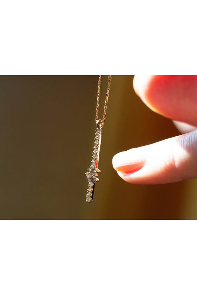 Safir Kuyumculuk Minimal Pırlanta Kolye