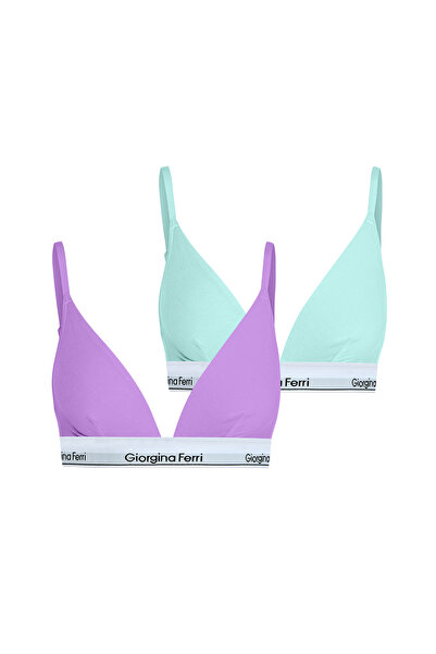 GIORGINA FERRI Box of 2 for Daily Use - Triangle Bralet Isabelle with Elastic Band