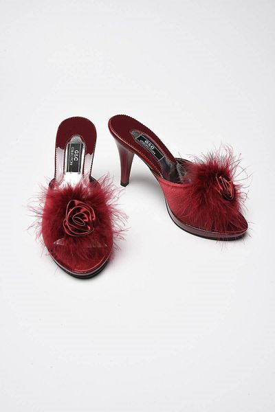 GC 190 Γυναικείες Παντόφλες Σπιτιού - Claret Red