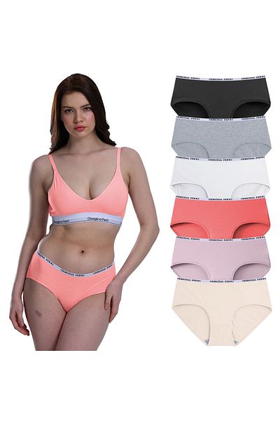GIORGINA FERRI Cutie Lycra cu 6 Chiloți Bato Premium pentru utilizare zilnică Amelia G-008 B