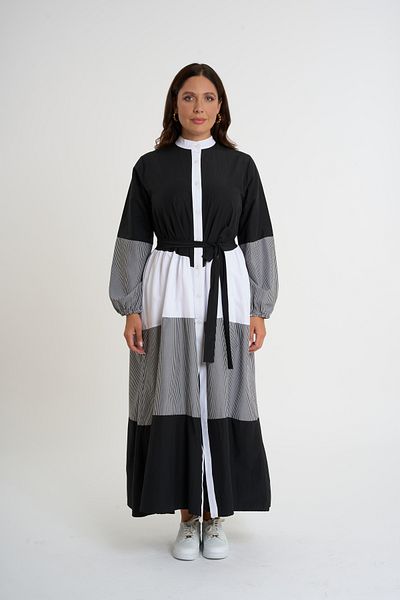 HANIQA Shirt Dress - Belt Detailed