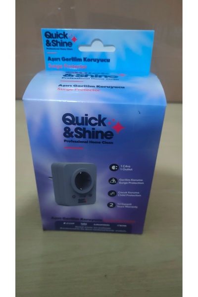 Quick&Shine Aşırı Gerilim Koruyucu Priz