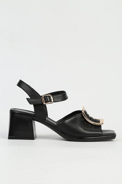 Pierre Cardin Дамски черни обувки на висок ток от естествена кожа PC-54634