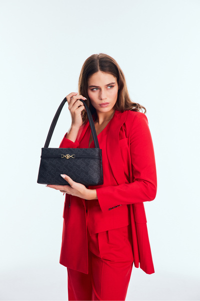 U.S. Polo Assn. Us25101 Model Black Women's Shoulder Bag