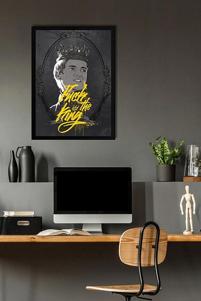 Saturn Game of Thrones Joffrey Baratheon Framed Painting - Game of Thrones Tv Series Poster Painting
