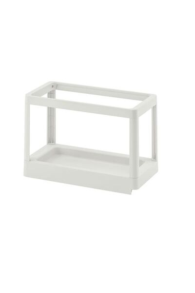 IKEA - HALLBAR, çöp ayrıma için sürgü çerçeve, açık gri