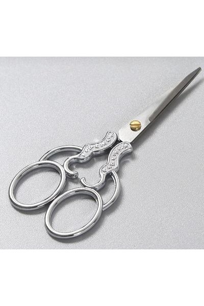OZN AKSESUAR Silver Colored Promise Engagement - Sewing Embroidery Scissors