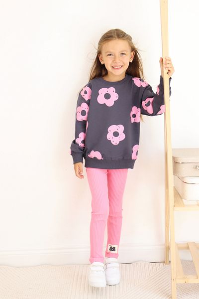 e-çocuk Daisy Tights 3-9 Years Old Girl's Suit 1497
