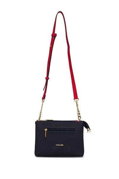 U.S. Polo Assn. Geantă de damă bleumarin-roșu Us25253