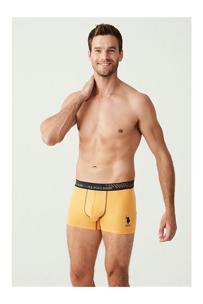 U.S. Polo Assn. U.S. Polo Licensed 3-Piece Boxer Set - Sax/Yellow/Navy 8/0/1/7/8
