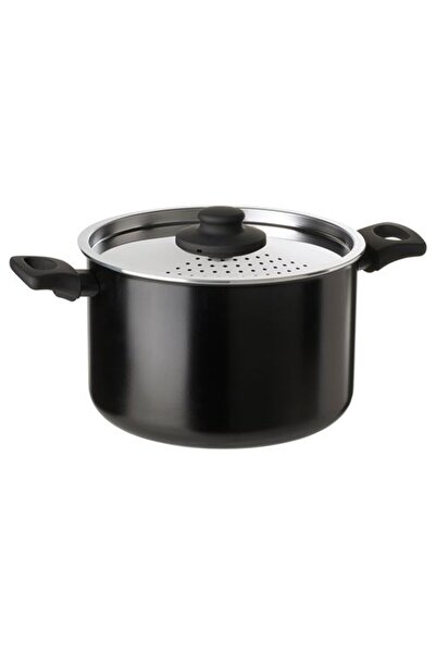 IKEA - هيملاجاد، وعاء تيفلون، أسود، 5 لتر