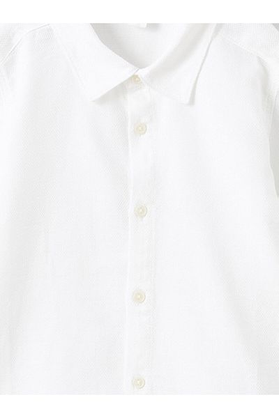 LC Waikiki Lcw Long Sleeve Basic Boy's Shirt Fast Fashion