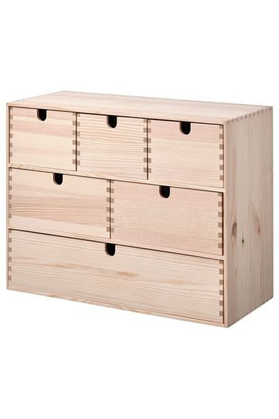 IKEA - Moppe, Box with Drawers, Pine, 42X18X32 cm