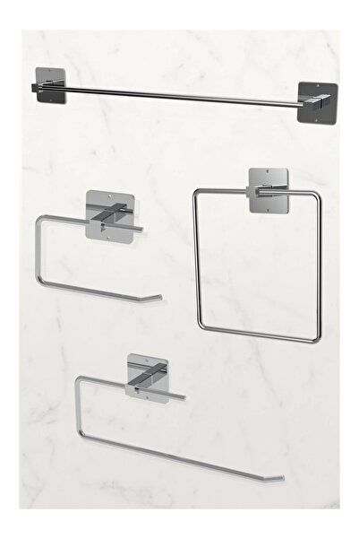 KapKacakAl Yapışkanlı Krom Rulo ve Uzun Havluluk Wc Kağıtlık ve Kare Havluluk...