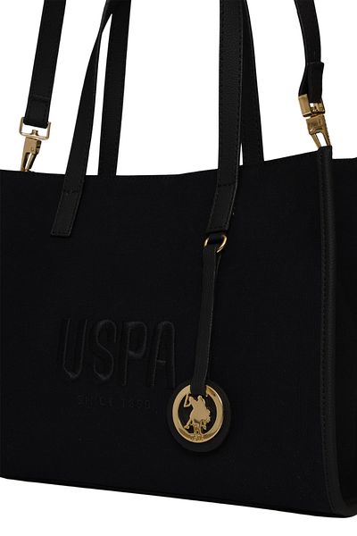 U.S. Polo Assn. Geantă neagră de umăr pentru femei Us25311