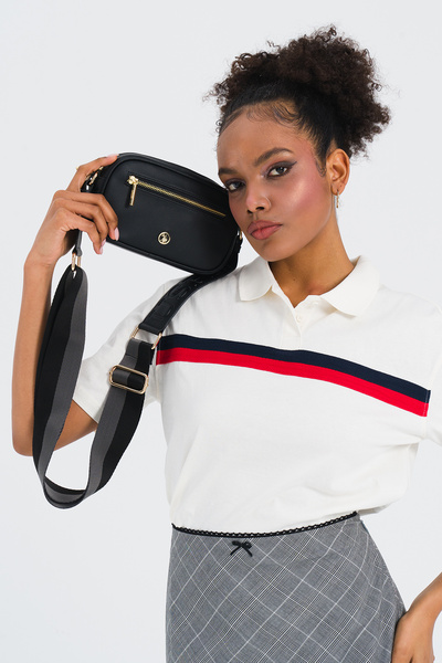 U.S. Polo Assn. Us25137 Model Black Women's Messenger Bag