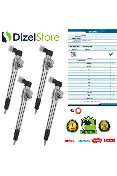 Siemens BK2Q9K546AG SIEMENS YAKIT ENJEKTÖRÜ CITROEN PEUGEOT FORD RANGER 2.2 TDCi A2C59517051 SET(4 ADET)