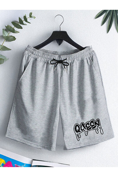 De Carte شورت برمودا نسائي موسمي أساسي مطبوع من Queen