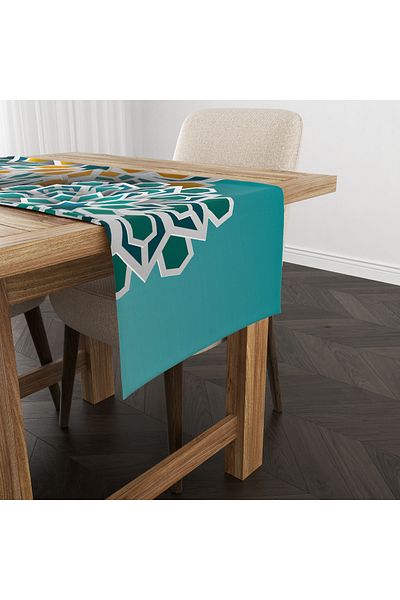 Filamente Ramadan Runner / Ramadan Pattern / Rezistent la pete - Tesatura Micropetek lavabila 140x40