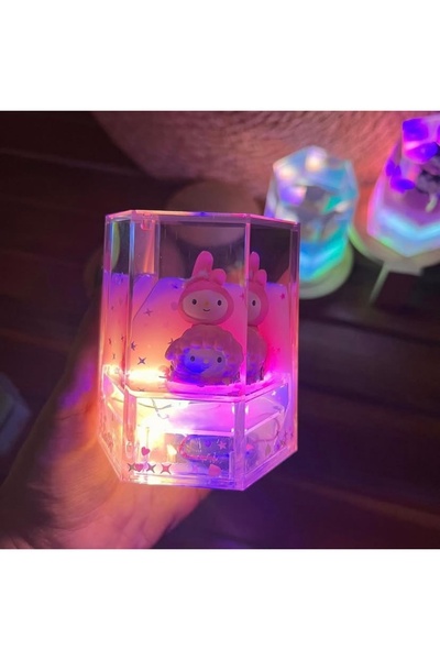 BuSefa Accessory My Melody Işıklı Ve Müzikli Sulu Dekoratif Küre
