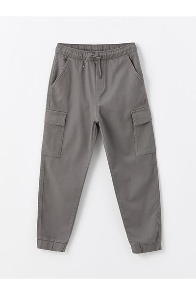 LC Waikiki Boys' Cargo Jogger Pants with Elastic Waist