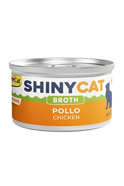 Gimcat Shinycat Broth (Sos İçinde) Tavuklu Kedi Konservesi 70gr