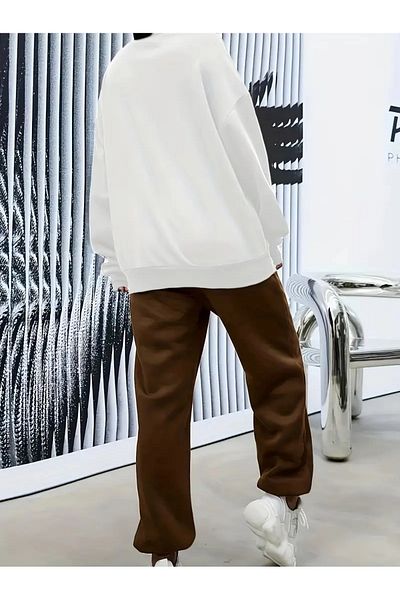 aynewmoda I'M Not Perfect Printed Tracksuit Set