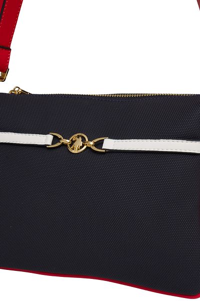 U.S. Polo Assn. Geantă de damă albastru-marin-roșu-alb Us25237