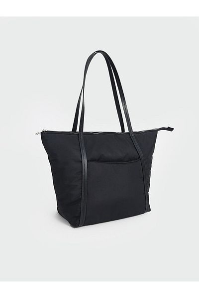 LC Waikiki Lcw Accessories Black Zippered Women's Shoulder Bag