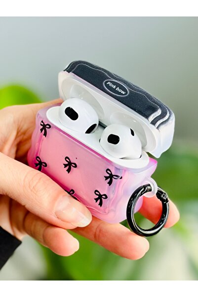 Go Aksesuar AirPods 3Rd Generation Compatible Printed Design Thick Silicone Protective Case