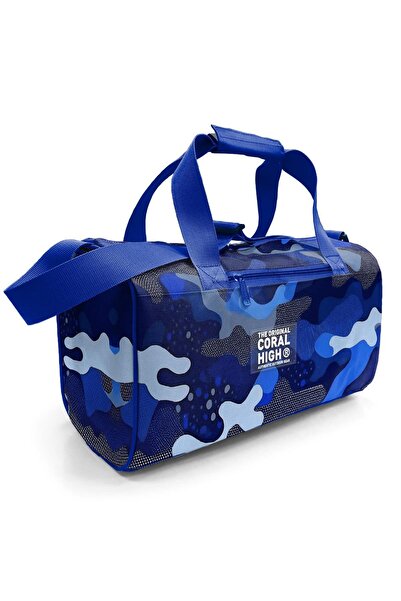 Coral High Спортивна сумка темно-синього кольору з камуфляжним візерунком 27534
