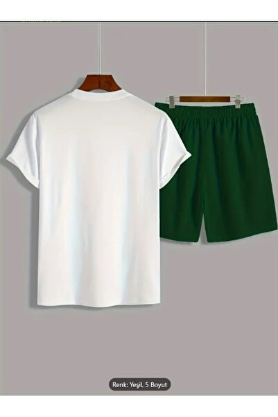 Derays 26 Printed Comfortable Fit Oversize Men's Bottom Top Colorful Suit