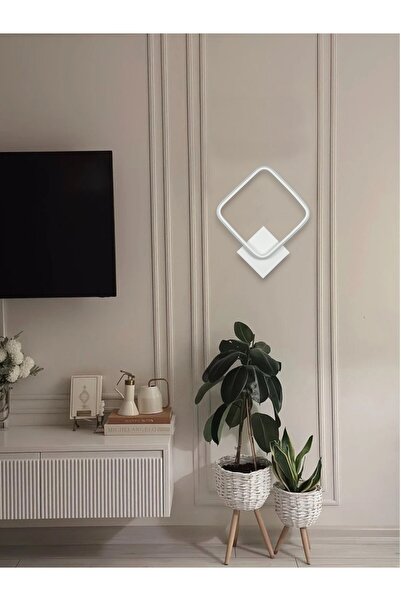 LEGACY Kira Aplik Modern Tasarım Beyaz Renk Gün Işığı Ledli Banyo - Mutfak - Salon Led Duvar Aplik