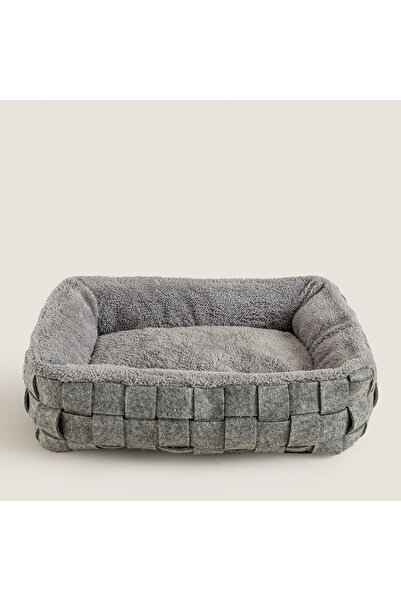 Chakra Kanop Pet Yatağı Gri