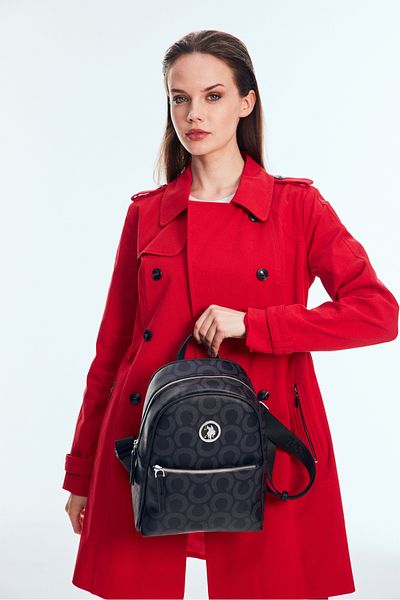 U.S. Polo Assn. Rucsac negru pentru femei Us25173