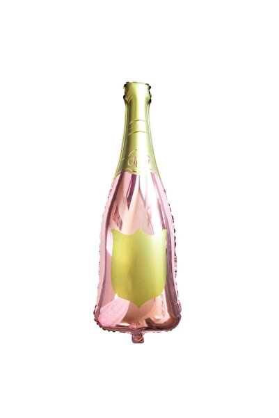 Adana Pasta Malzemeleri Pink gold champagne bottle foil balloon p8