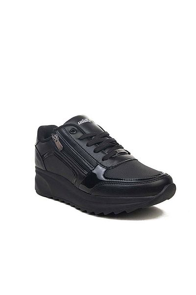 KunduraHane Pantofi sport de damă cu fermoar cu talpă înaltă și groasă