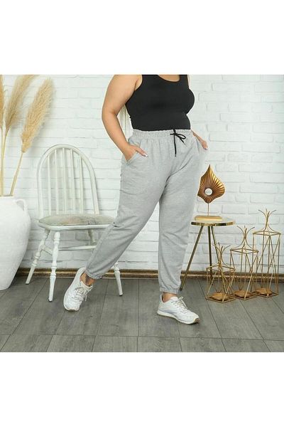 UYN SPORT Women's Plus Size Rubber Leg Comfortable Fit Sweatpants