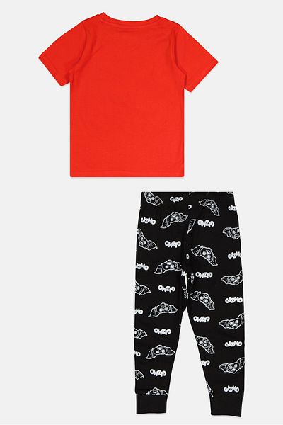 Gremlins Kids Boy 2 Pcs Printed Pajama Set, Red
